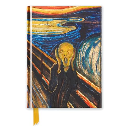 Edvard Munch: The Scream (Foiled Pocket Journal) (Flame Tree Pocket Books): Unser hochwertiges, liniertes Blankbook mit festem, künstlerisch geprägtem ... Notizbuch DIN A 6 mit Magnetverschluss)