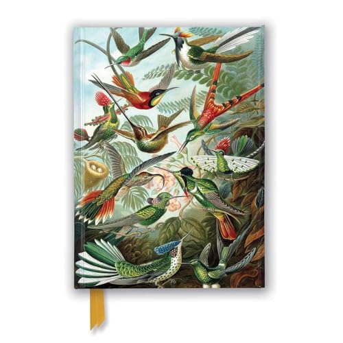 Ernst Haeckel - Hummingbirds Notebook (Flame Tree Notebooks): Unser hochwertiges, liniertes Blankbook mit festem, künstlerisch geprägtem Einband und ... Notizbuch DIN A 5 mit Magnetverschluss) von Brown Trout-Auslieferer Flechsig