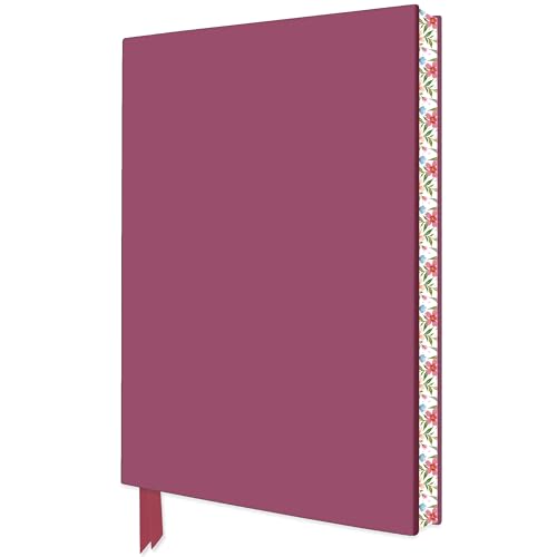 Exquisit Notizbuch DIN A5: Farbe Altrosa: Unser hochwertiges, liniertes Blankbook mit Softcovereinband aus Kunstleder und farbigem, künstlerisch gestaltetem Buchschnitt von Brown Trout-Auslieferer Flechsig