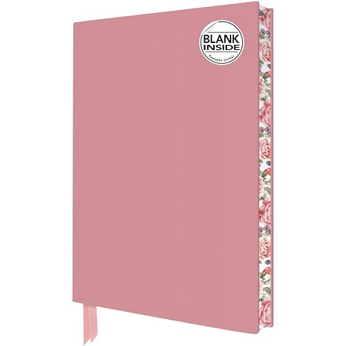 Exquisit Notizbuch ohne Linien DIN A5: Farbe Babyrosa: Unser hochwertiges Blankbook ohne Linien mit Softcovereinband aus Kunstleder und farbigem, ... Buchschnitt (Exquisit Notizbuch DIN A 5)