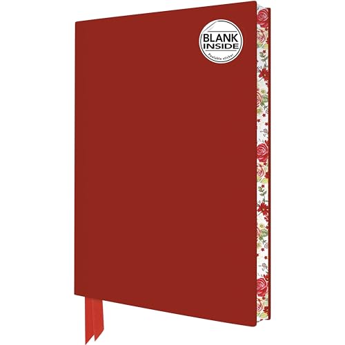 Exquisit Notizbuch ohne Linien DIN A5: Farbe Rot: Unser hochwertiges Blankbook ohne Linien mit Softcovereinband aus Kunstleder und farbigem, ... Buchschnitt (Exquisit Notizbuch DIN A 5)