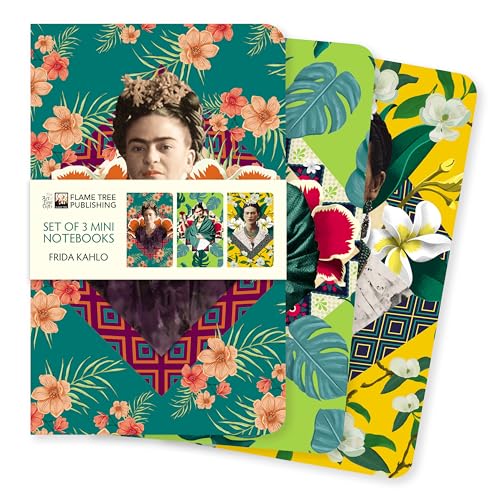 Frida Kahlo Mini Notebook Collection (Mini Notebook Collections): Unser beliebten Mini-Notizbücher im 3er-Pack mit flexiblen, künstlerisch gestalteten ... des Künstlers (Mini-Notizbücher (3er-Pack)) von Flame Tree Gift