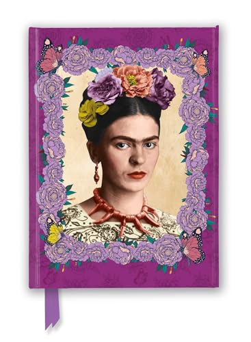 Frida Kahlo Purple Journal (Flame Tree Notebooks): Unser hochwertiges, liniertes Blankbook mit festem, künstlerisch geprägtem Einband und ... Notizbuch DIN A 5 mit Magnetverschluss)