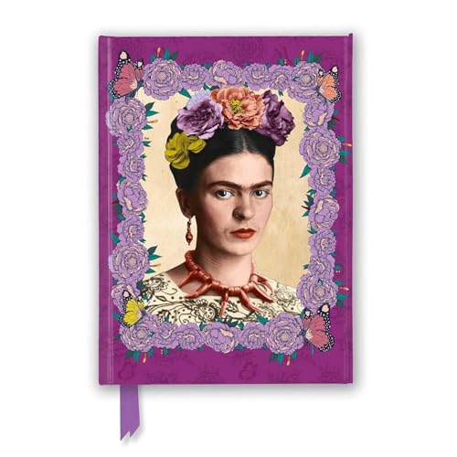 Frida Kahlo Purple Journal (Flame Tree Notebooks): Unser hochwertiges, liniertes Blankbook mit festem, künstlerisch geprägtem Einband und ... Notizbuch DIN A 5 mit Magnetverschluss)