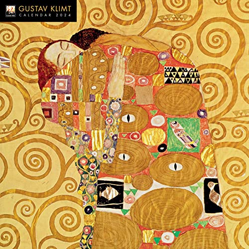 Gustav Klimt 2024: Original Flame Tree Publishing-Kalender [Kalender] (Wall-Kalender) von Brown Trout-Auslieferer Flechsig