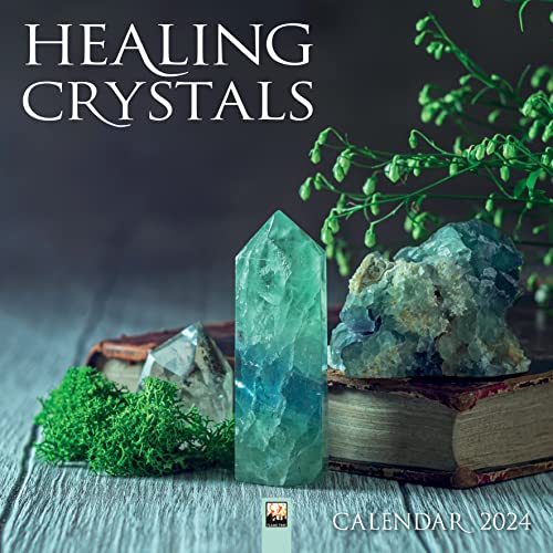 Healing Crystals – Heilsteine – Heilkristalle 2024: Original Flame Tree Publishing-Kalender [Kalender] (Wall-Kalender) von Brown Trout-Auslieferer Flechsig