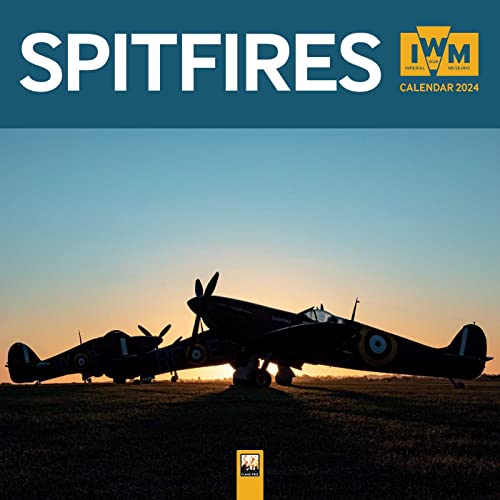 IWM – Spitfires – Spitfire – Britisches Jagdflugzeug 2024: Original Flame Tree Publishing-Kalender [Kalender] (Wall-Kalender) von Brown Trout-Auslieferer Flechsig