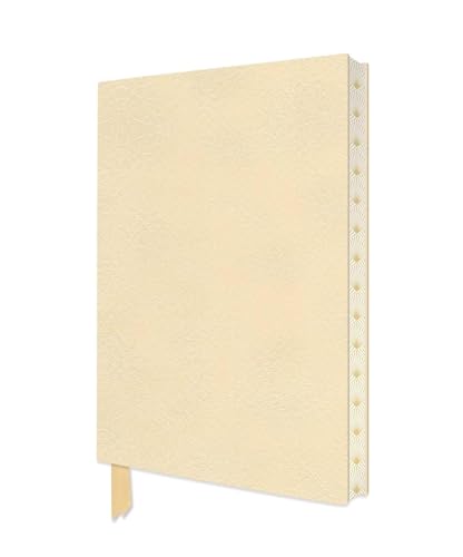 Ivory White Artisan Notebook (Flame Tree Journals) (Artisan Notebooks): Unser hochwertiges, liniertes Blankbook mit Softcovereinband aus Kunstleder ... Buchschnitt (Exquisit Notizbuch DIN A 5)