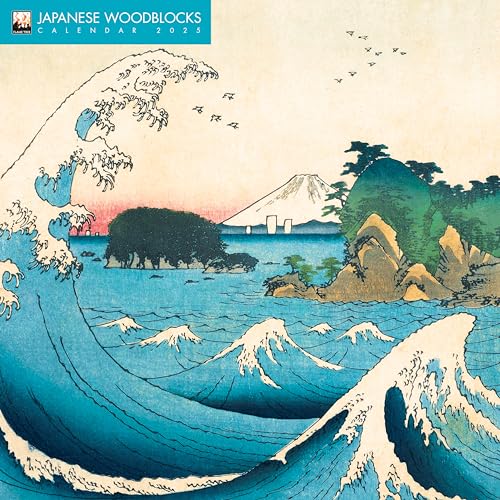 Japanese Woodblocks – Japanische Holzschnitte 2025: Original Flame Tree Publishing-Kalender [Kalender] (Wall-Kalender)