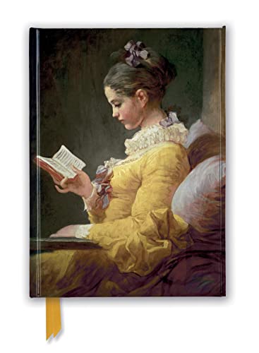 Jean-Honoré Fragonard: Young Girl Reading (Foiled Journal) (Flame Tree Notebooks): Unser hochwertiges, liniertes Blankbook mit festem, künstlerisch ... Notizbuch DIN A 5 mit Magnetverschluss)