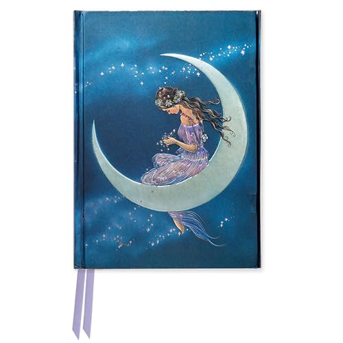 Jean & Ron Henry: Moon Maiden (Foiled Pocket Journal) (Flame Tree Pocket Books, Band 1): Unser hochwertiges, liniertes Blankbook mit festem, ... DIN A 6 mit Magnetverschluss, Band 1) von Flame Tree Gift