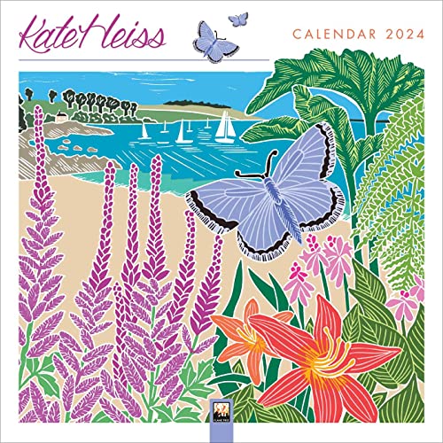 Kate Heiss Kunstkalender 2024: Original Flame Tree Publishing-Kalender [Kalender] (Wall-Kalender) von Brown Trout-Auslieferer Flechsig