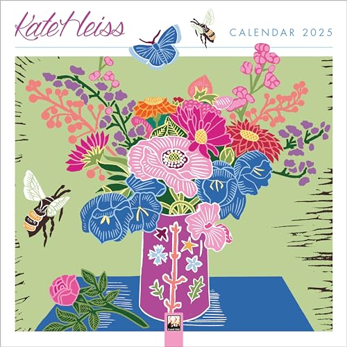 Kate Heiss Kunstkalender 2025: Original Flame Tree Publishing-Kalender [Kalender] (Wall-Kalender)