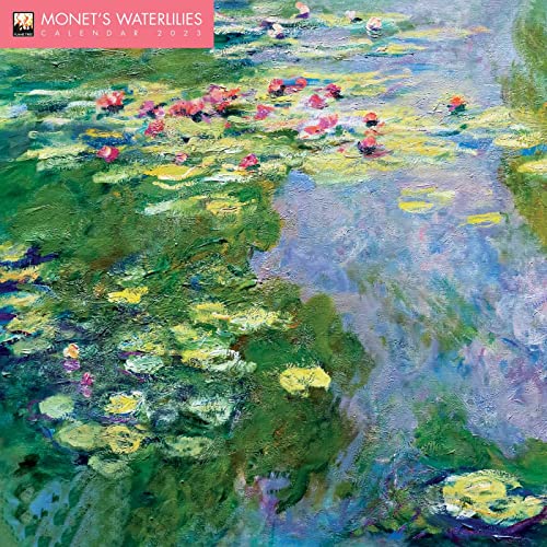 Monet’s Waterlilies – Monets Seerosen 2023: Original Flame Tree Publishing-Kalender [Kalender] (Wall-Kalender)