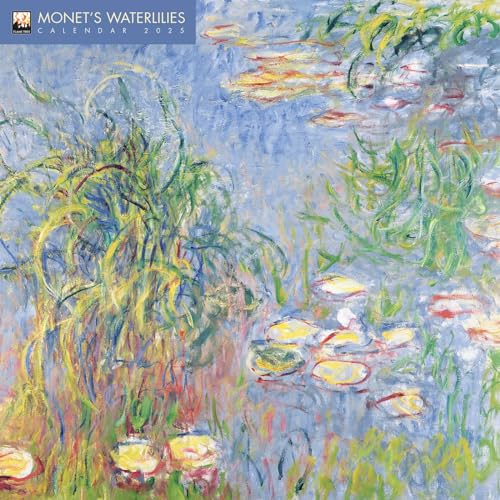 Monet’s Waterlilies – Monets Seerosen 2025: Original Flame Tree Publishing-Kalender [Kalender] (Wall-Kalender)