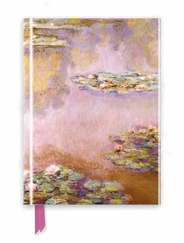 Monet: Waterlilies (Foiled Journal) (Flame Tree Notebooks): Unser hochwertiges, liniertes Blankbook mit festem, künstlerisch geprägtem Einband und ... Notizbuch DIN A 5 mit Magnetverschluss)