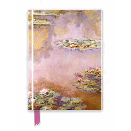 Monet: Waterlilies (Foiled Journal) (Flame Tree Notebooks): Unser hochwertiges, liniertes Blankbook mit festem, künstlerisch geprägtem Einband und ... Notizbuch DIN A 5 mit Magnetverschluss)