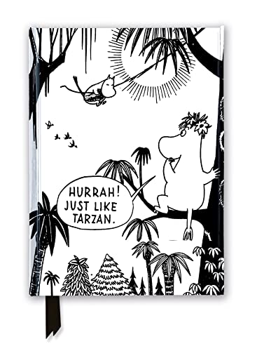 Moomin: Tarzan! (Foiled Journal) (Flame Tree Notebooks): Unser hochwertiges, liniertes Blankbook mit festem, künstlerisch geprägtem Einband und ... Notizbuch DIN A 5 mit Magnetverschluss)