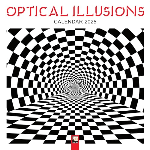 Optical Illusions – Optische Illusionen 2025: Original Flame Tree Publishing-Kalender [Kalender] (Wall-Kalender)