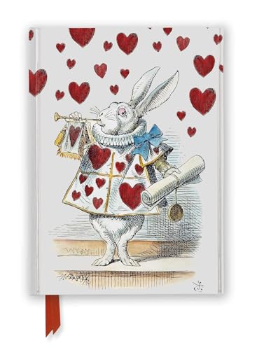 Premium Notizbuch DIN A5: Alice im Wunderland – Weißer Hase: Unser hochwertiges, liniertes Blankbook mit festem, künstlerisch geprägtem Einband und ... Notizbuch DIN A 5 mit Magnetverschluss)