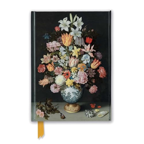 Premium Notizbuch DIN A5: Bosschaert the Elder, Stillleben Blumen in Wan-Li Vase: Unser hochwertiges, liniertes Blankbook mit festem, künstlerisch ... Notizbuch DIN A 5 mit Magnetverschluss)