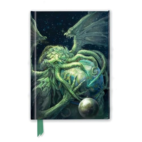 Premium Notizbuch DIN A5: Eddie Sharam, Auferstehung Cthulhu: Unser hochwertiges, liniertes Blankbook mit festem, künstlerisch geprägtem Einband und ... Notizbuch DIN A 5 mit Magnetverschluss) von Flame Tree Gift