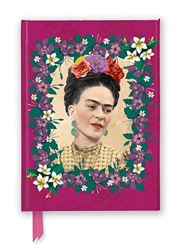 Premium Notizbuch DIN A5: Frida Kahlo, Dunkles Pink: Unser hochwertiges, liniertes Blankbook mit festem, künstlerisch geprägtem Einband und ... Notizbuch DIN A 5 mit Magnetverschluss)