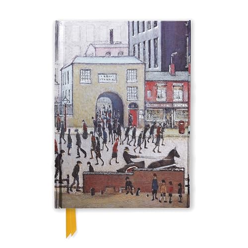 Premium Notizbuch DIN A5: L.S. Lowry, Aus der Fabrik: Unser hochwertiges, liniertes Blankbook mit festem, künstlerisch geprägtem Einband und ... Notizbuch DIN A 5 mit Magnetverschluss)