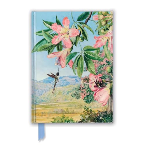Premium Notizbuch DIN A5: Marianne North, Blätter und Blüten des Chorisia: Unser hochwertiges, liniertes Blankbook mit festem, künstlerisch geprägtem ... Notizbuch DIN A 5 mit Magnetverschluss) von Flame Tree Gift