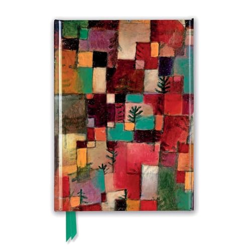 Premium Notizbuch DIN A5: Paul Klee, Rotgrüne und Violett-Gelbe Rhythmen: Unser hochwertiges, liniertes Blankbook mit festem, künstlerisch geprägtem ... Notizbuch DIN A 5 mit Magnetverschluss)