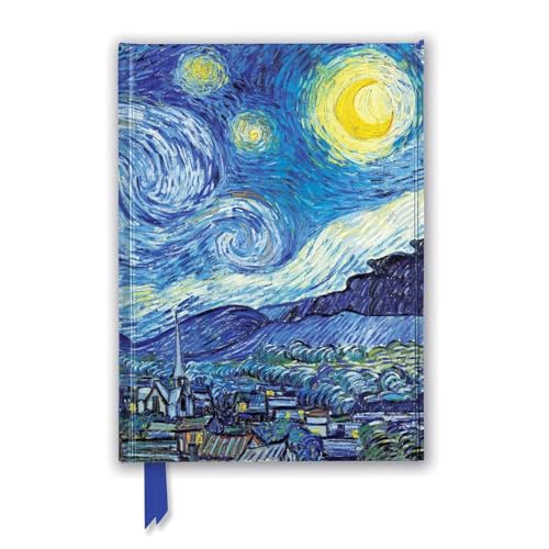 Premium Notizbuch DIN A5: Vincent van Gogh, Sternennacht: Unser hochwertiges, liniertes Blankbook mit festem, künstlerisch geprägtem Einband und ... Notizbuch DIN A 5 mit Magnetverschluss) von Flame Tree Gift