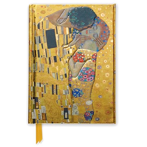 Premium Notizbuch DIN A6: Gustav Klimt, Der Kuss: Unser hochwertiges, liniertes Blankbook mit festem, künstlerisch geprägtem Einband und ... DIN A 6 mit Magnetverschluss, Band 1) von Flame Tree Gift