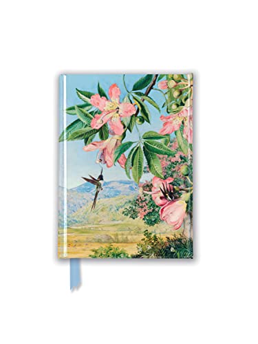 Premium Notizbuch DIN A6: Marianne North, Blätter und Blüten des Chorisia: Unser hochwertiges, liniertes Blankbook mit festem, künstlerisch geprägtem ... Notizbuch DIN A 6 mit Magnetverschluss)