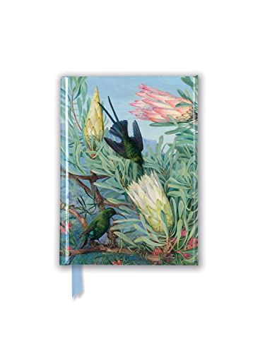 Premium Notizbuch DIN A6: Marianne North, Honigblumen und Honigfresser: Unser hochwertiges, liniertes Blankbook mit festem, künstlerisch geprägtem ... Notizbuch DIN A 6 mit Magnetverschluss)