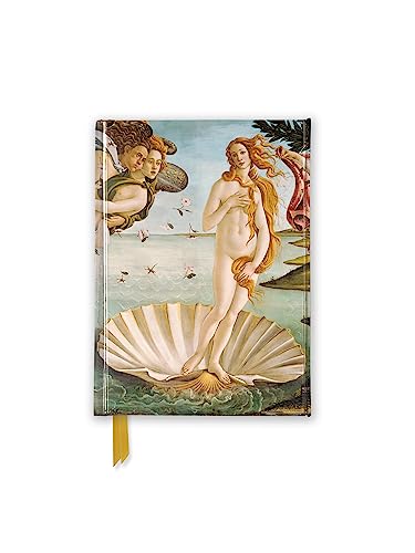 Premium Notizbuch DIN A6: Sandro Botticelli, Die Geburt der Venus: Unser hochwertiges, liniertes Blankbook mit festem, künstlerisch geprägtem Einband ... Notizbuch DIN A 6 mit Magnetverschluss) von Flame Tree Gift