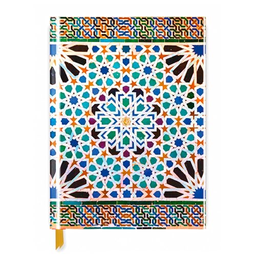 Premium Skizzenbuch: Alhambra Palast: Unser hochwertiges Blankbook mit festem, künstlerisch geprägtem Einband im Format 28 cm x 21,6 cm