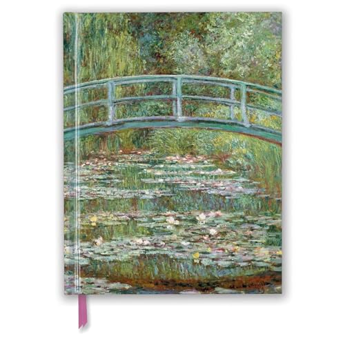 Premium Skizzenbuch: Claude Monet, Die japanische Brücke: Unser hochwertiges Blankbook mit festem, künstlerisch geprägtem Einband im Format 28 cm x 21,6 cm Premium Skizzenbuch: Claude Monet, Die japanische Brücke: Unser hochwertiges Blankbook mit festem, künstlerisch geprägtem Einband im Format 28 cm x 21,6 cm