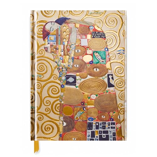Premium Skizzenbuch: Gustav Klimt, Die Erfüllung: Unser hochwertiges Blankbook mit festem, künstlerisch geprägtem Einband im Format 28 cm x 21,6 cm Premium Skizzenbuch: Gustav Klimt, Die Erfüllung: Unser hochwertiges Blankbook mit festem, künstlerisch geprägtem Einband im Format 28 cm x 21,6 cm