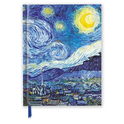 Premium Skizzenbuch: Vincent van Gogh, Sternennacht: Unser hochwertiges Blankbook mit festem, künstlerisch geprägtem Einband im Format 28 cm x 21,6 cm Premium Skizzenbuch: Vincent van Gogh, Sternennacht: Unser hochwertiges Blankbook mit festem, künstlerisch geprägtem Einband im Format 28 cm x 21,6 cm