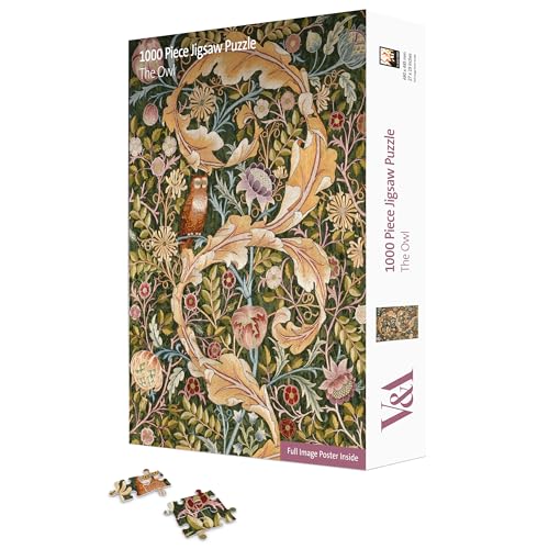 Puzzle - Die Eule: Unser faszinierendes, hochwertiges 1.000-teiliges Puzzle (68 x 48,5 cm) in Stabiler Kartonverpackung