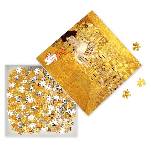 Puzzle - Gustav Klimt: Adele Bloch-Bauer I: Unser faszinierendes, hochwertiges 1.000-teiliges Puzzle (73,5 cm x 51,0 cm) in Stabiler Kartonverpackung