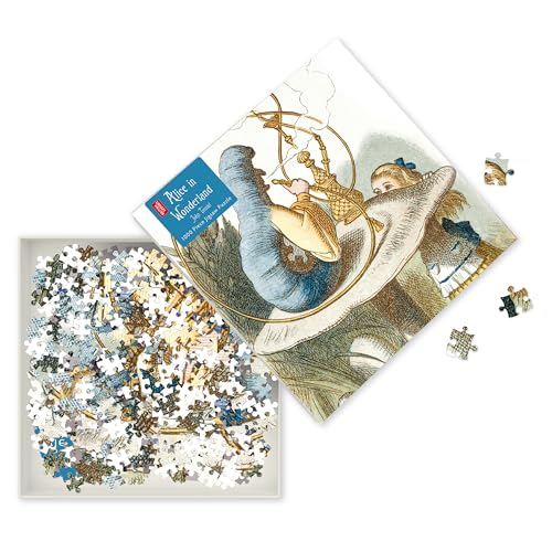 Puzzle - John Tenniel: Alice im Wunderland: Unser faszinierendes, hochwertiges 1.000-teiliges Puzzle (73,5 cm x 51,0 cm) in stabiler Kartonverpackung