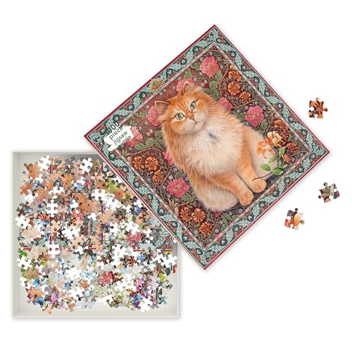 Puzzle - Lesley Anne Ivory: Ivory Katze: Unser faszinierendes, hochwertiges 1.000-teiliges Puzzle (73,5 cm x 51,0 cm) in stabiler Kartonverpackung