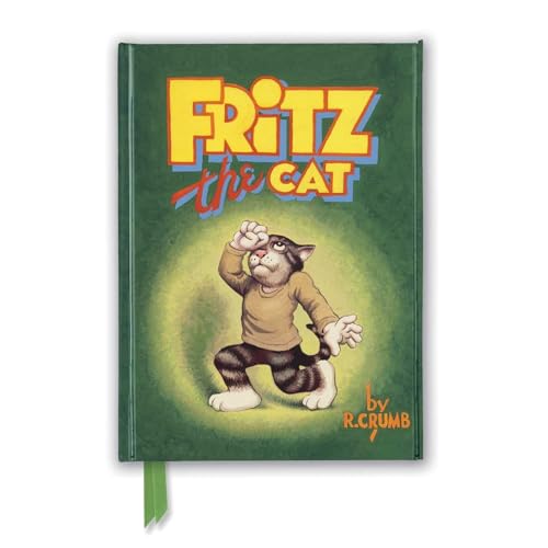 R. Crumb: Fritz the Cat (Foiled Journal) (Flame Tree Notebooks): Unser hochwertiges, liniertes Blankbook mit festem, künstlerisch geprägtem Einband ... Notizbuch DIN A 5 mit Magnetverschluss) von Flame Tree Gift