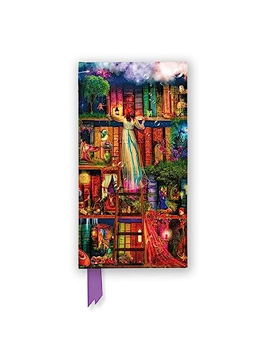 Schmales Hardcover-Notizbuch: Aimee Stewart, Bücherregal Schatzjäger: Unser hochwertiges, liniertes Blankbook mit festem, künstlerisch geprägtem Einband (Schmale Hardcover-Notizbücher)