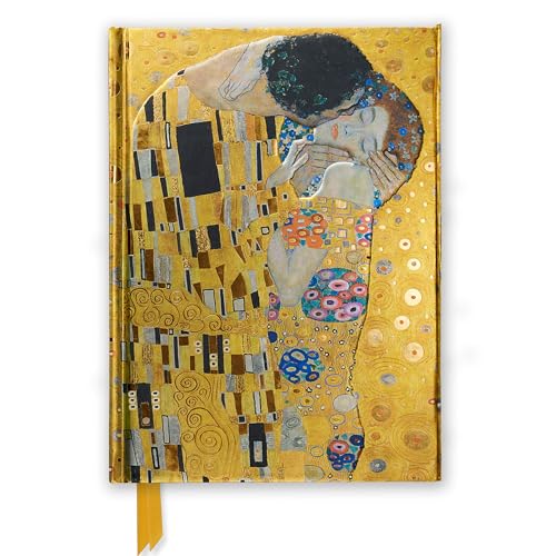 Schmales Hardcover-Notizbuch: Gustav Klimt, Der Kuss: Unser hochwertiges, liniertes Blankbook mit festem, künstlerisch geprägtem Einband (Schmale Hardcover-Notizbücher)