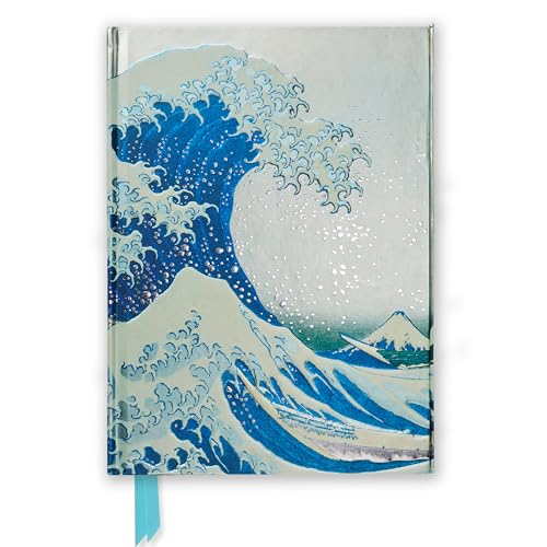 Schmales Hardcover-Notizbuch: Hokusai, Die große Welle: Unser hochwertiges, liniertes Blankbook mit festem, künstlerisch geprägtem Einband (Schmale Hardcover-Notizbücher)