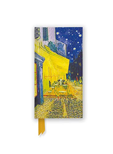 Schmales Hardcover-Notizbuch: Vincent van Gogh, Caféterrasse am Abend: Unser hochwertiges, liniertes Blankbook mit festem, künstlerisch geprägtem Einband (Schmale Hardcover-Notizbücher)
