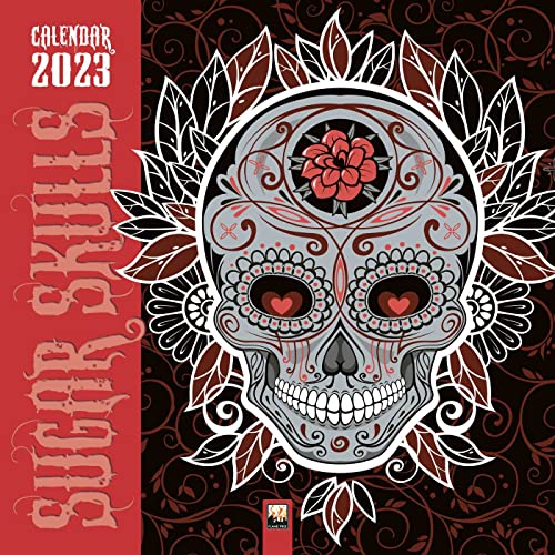 Sugar Skulls – Totenköpfe aus Zucker 2023: Original Flame Tree Publishing-Kalender [Kalender] (Wall-Kalender)