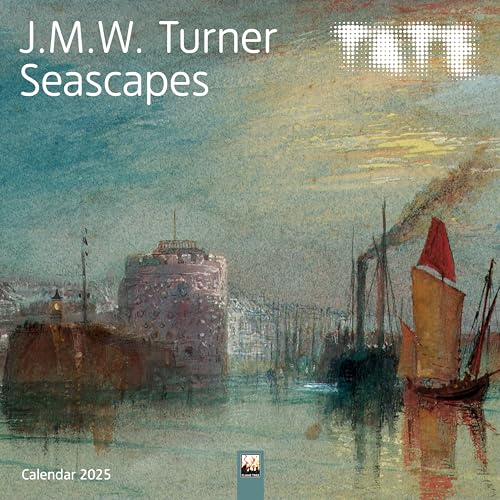 Tate: J.M.W. Turner, Seascapes – William Turner, Seelandschaften 2025: Original Flame Tree Publishing-Kalender [Kalender] (Wall-Kalender)